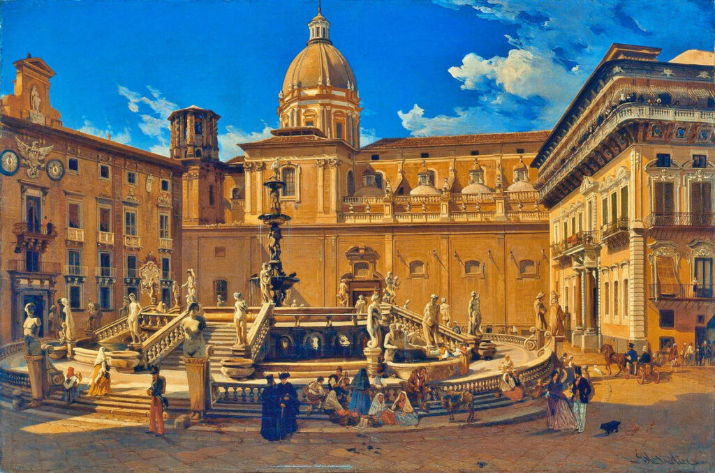 Fontana Pretoria – Teodoro Duclère – Palermo,1842.