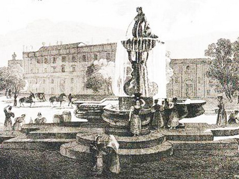 Fontana della sirena, opera del Gagini
