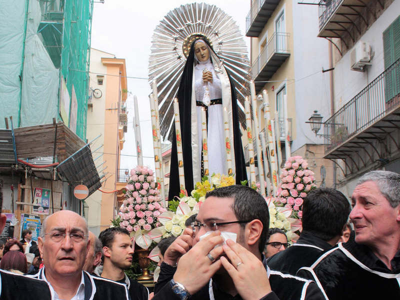 La processione dei cocchieri nel venerdì Santo - Palermo, aprile 2011 (© Angelo Trapani)