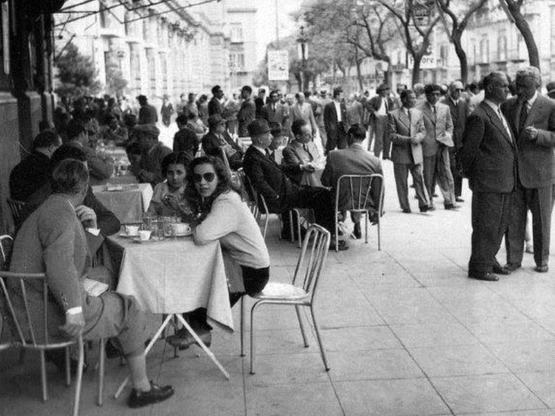 La Birreria Italia in una foto del 1960