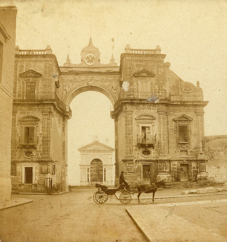L'arco di porta Felice - 1860