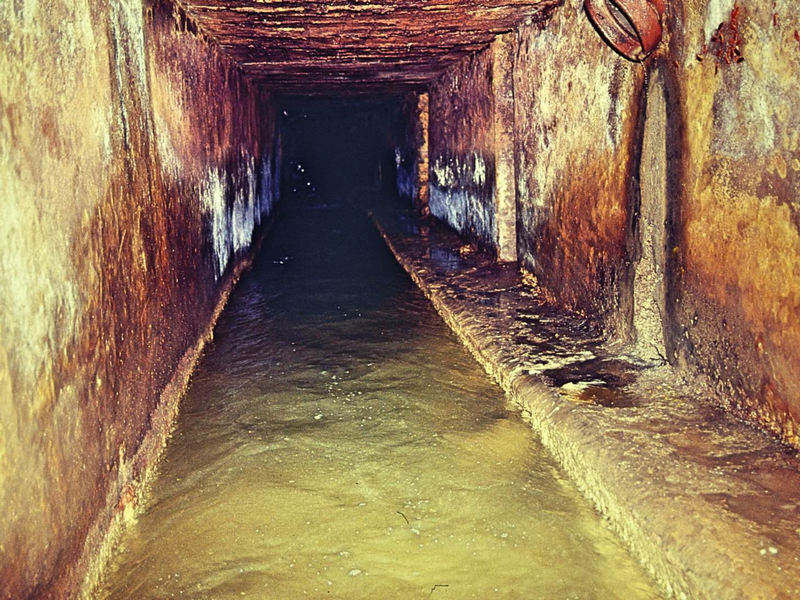 Il canale sotterraneo del Papireto