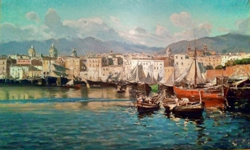 Vecchio porto di Ettore Maria De Bergler